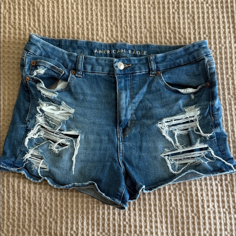 American Eagle Outfitters Ripped Denim Shorts